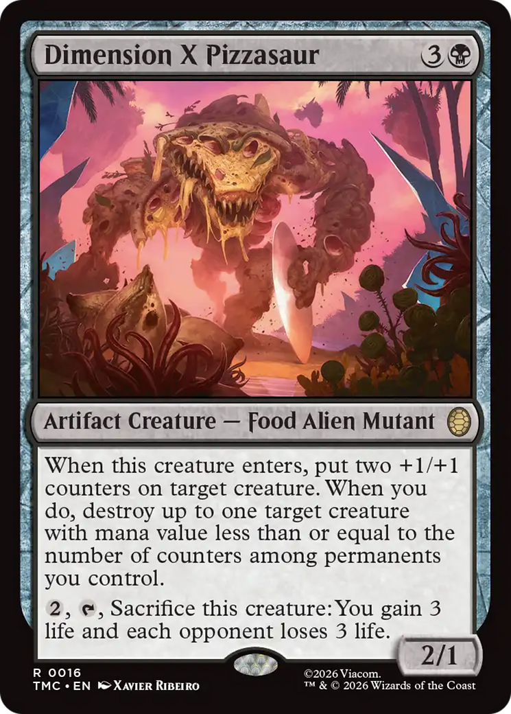 Dimension X Pizzasaur [Teenage Mutant Ninja Turtles Commander] | Exor Games Truro