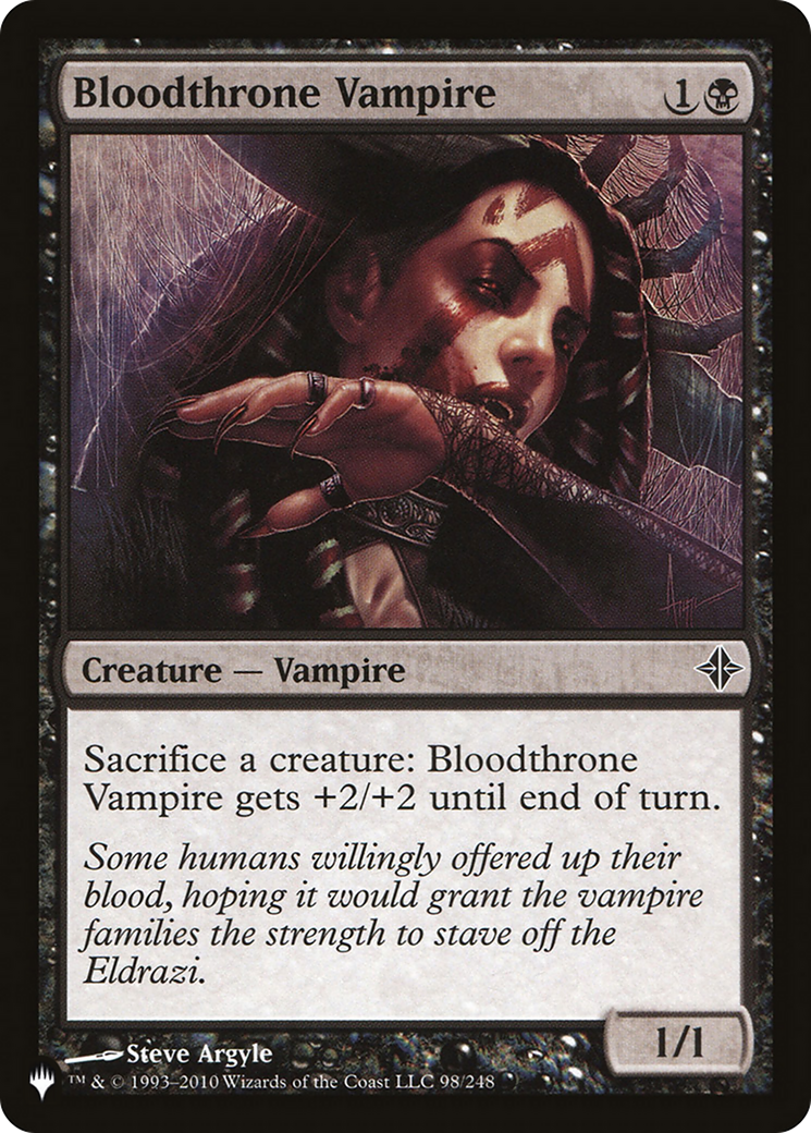 Bloodthrone Vampire [The List] | Exor Games Truro