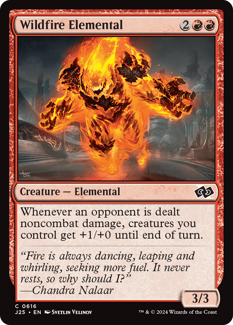 Wildfire Elemental [Foundations Jumpstart] | Exor Games Truro