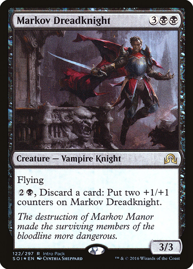 Markov Dreadknight (Intro Pack) [Shadows over Innistrad Promos] | Exor Games Truro