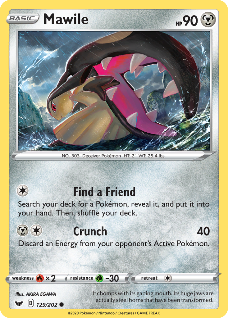 Mawile (129/202) [Sword & Shield: Base Set] | Exor Games Truro