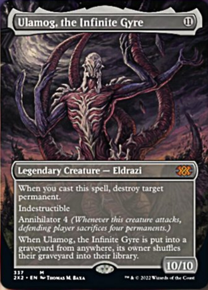 Ulamog, the Infinite Gyre (Borderless Alternate Art) [Double Masters 2022] | Exor Games Truro