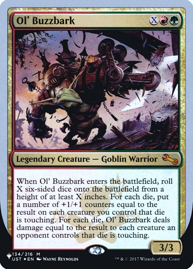 Ol' Buzzbark (Unfinity Foil Edition) [The List] | Exor Games Truro