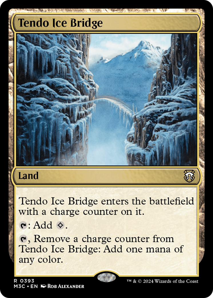 Tendo Ice Bridge (Ripple Foil) [Modern Horizons 3 Commander] | Exor Games Truro