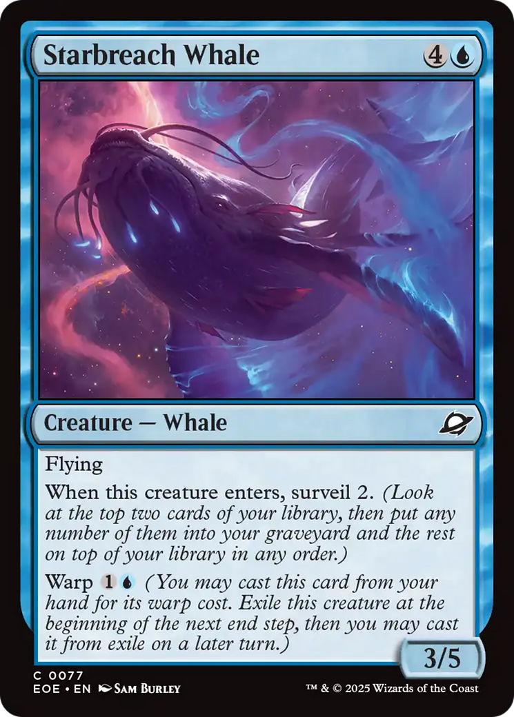 Starbreach Whale [Edge of Eternities] | Exor Games Truro