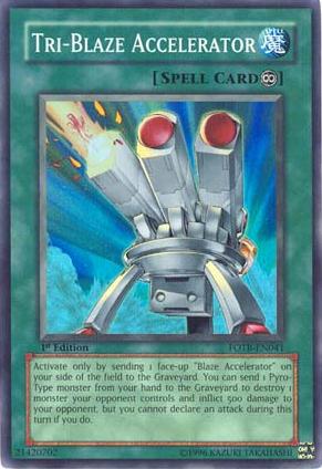 Tri-Blaze Accelerator [FOTB-EN041] Super Rare | Exor Games Truro