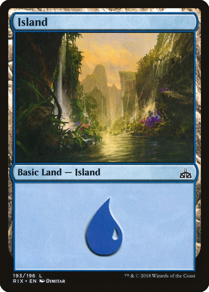 Island (193) [Rivals of Ixalan] | Exor Games Truro