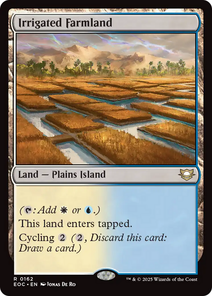 Irrigated Farmland [Edge of Eternities Commander] | Exor Games Truro