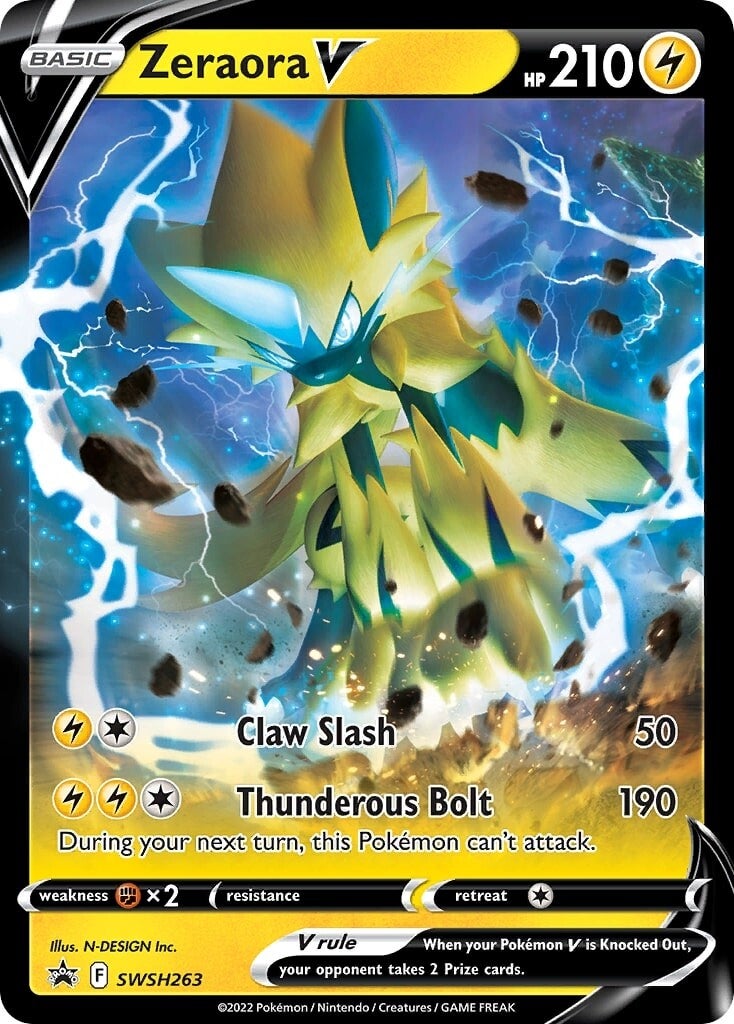 Zeraora V (SWSH263) [Sword & Shield: Black Star Promos] | Exor Games Truro