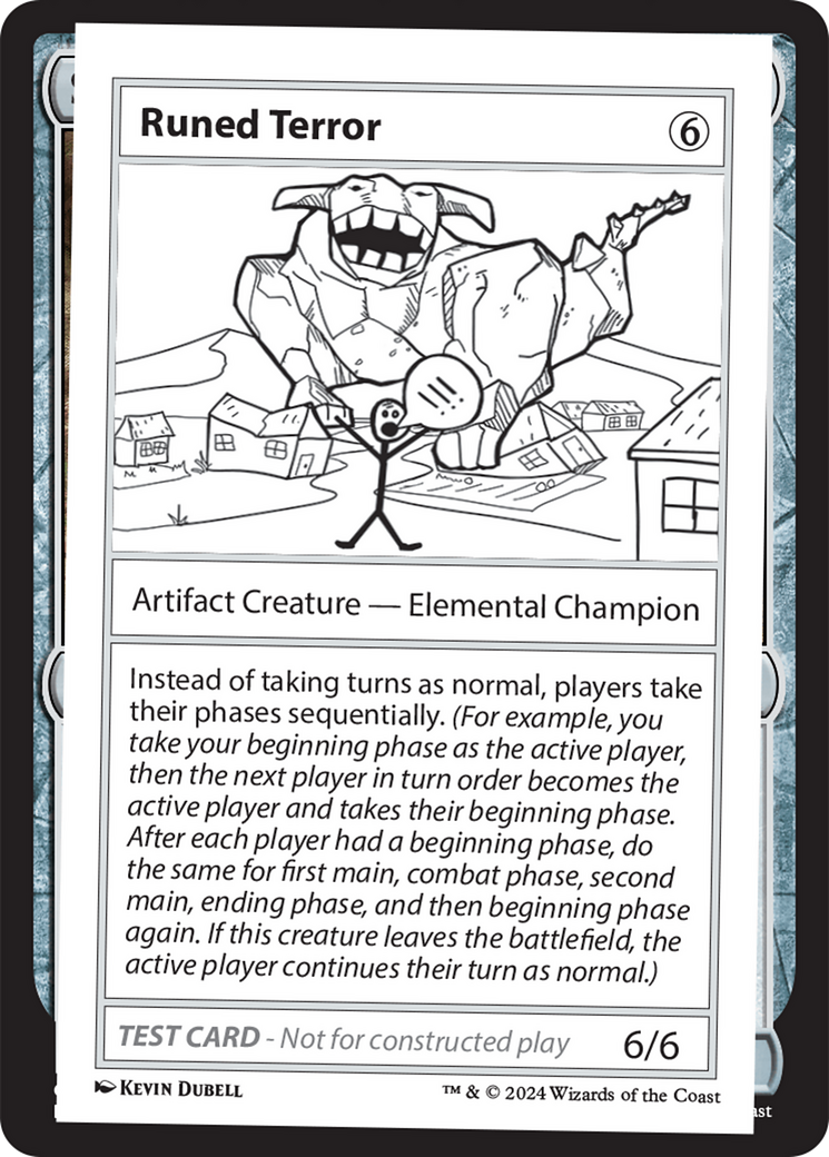 Runed Terror [Mystery Booster 2 Playtest Cards] | Exor Games Truro