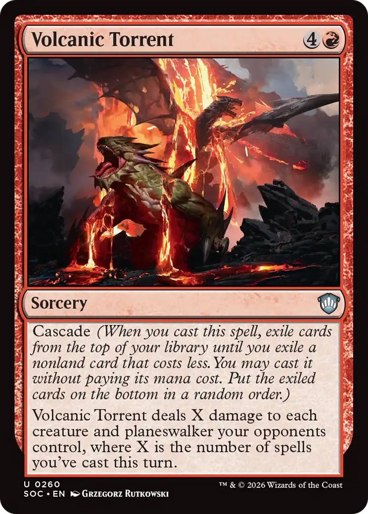 Volcanic Torrent [Secrets of Strixhaven Commander] | Exor Games Truro