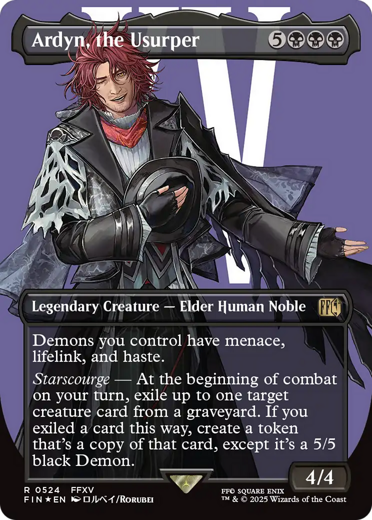 Ardyn, the Usurper (Borderless) (Surge Foil) [FINAL FANTASY] | Exor Games Truro