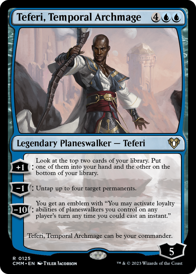 Teferi, Temporal Archmage [Commander Masters] | Exor Games Truro