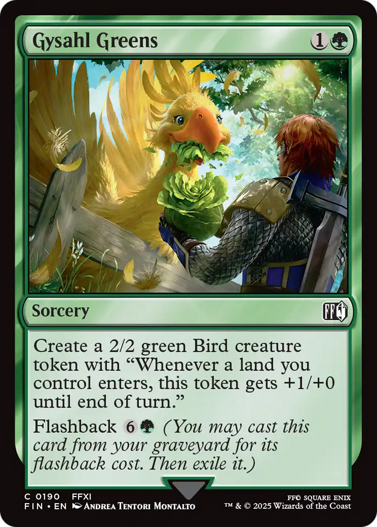 Gysahl Greens [FINAL FANTASY] | Exor Games Truro