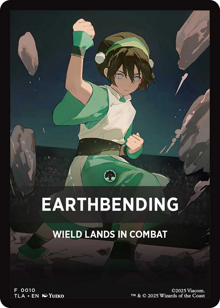 Earthbending Theme Card [Avatar: The Last Airbender] | Exor Games Truro