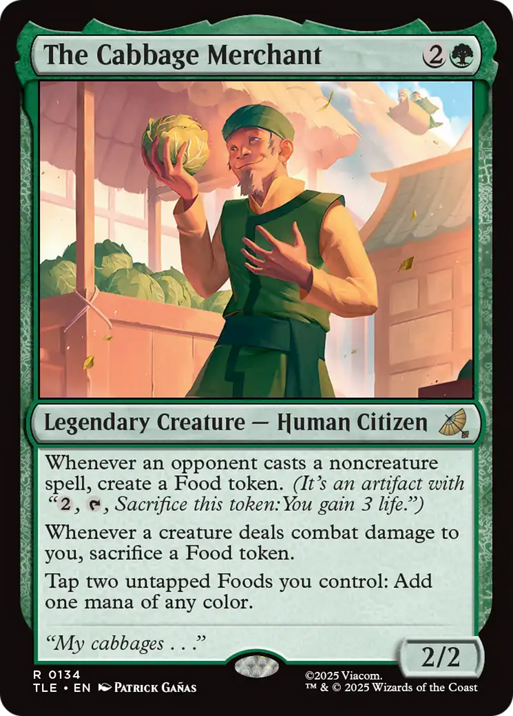 The Cabbage Merchant [Avatar: The Last Airbender: Eternal-Legal] | Exor Games Truro