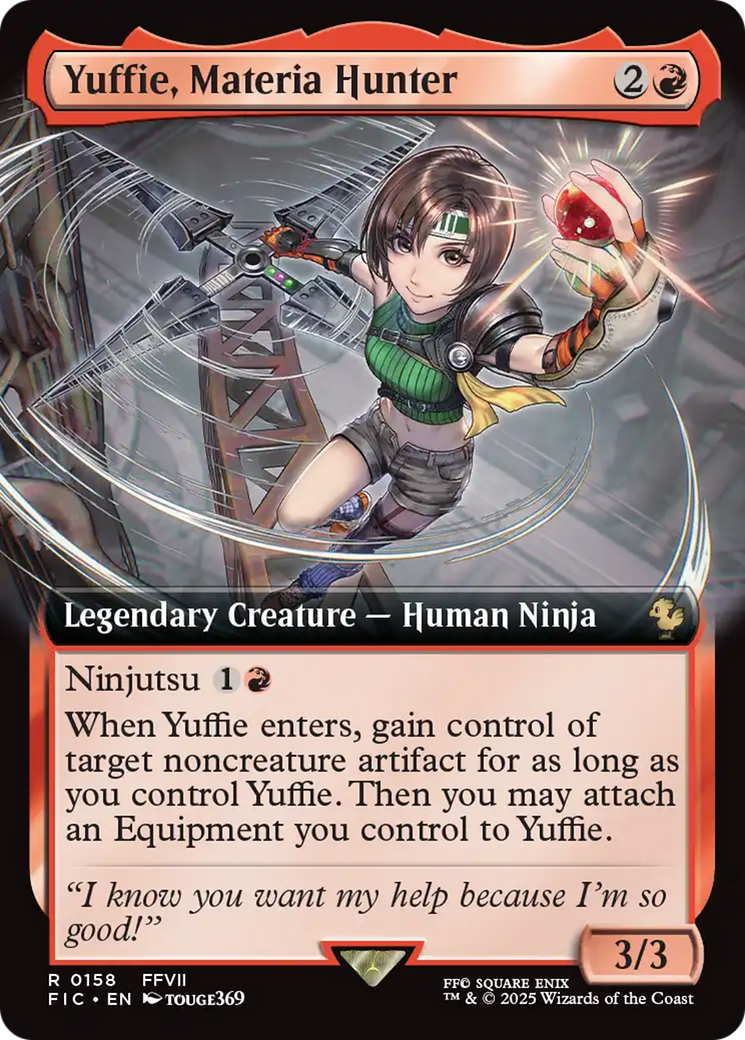 Yuffie, Materia Hunter (Extended Art) [FINAL FANTASY Commander] | Exor Games Truro