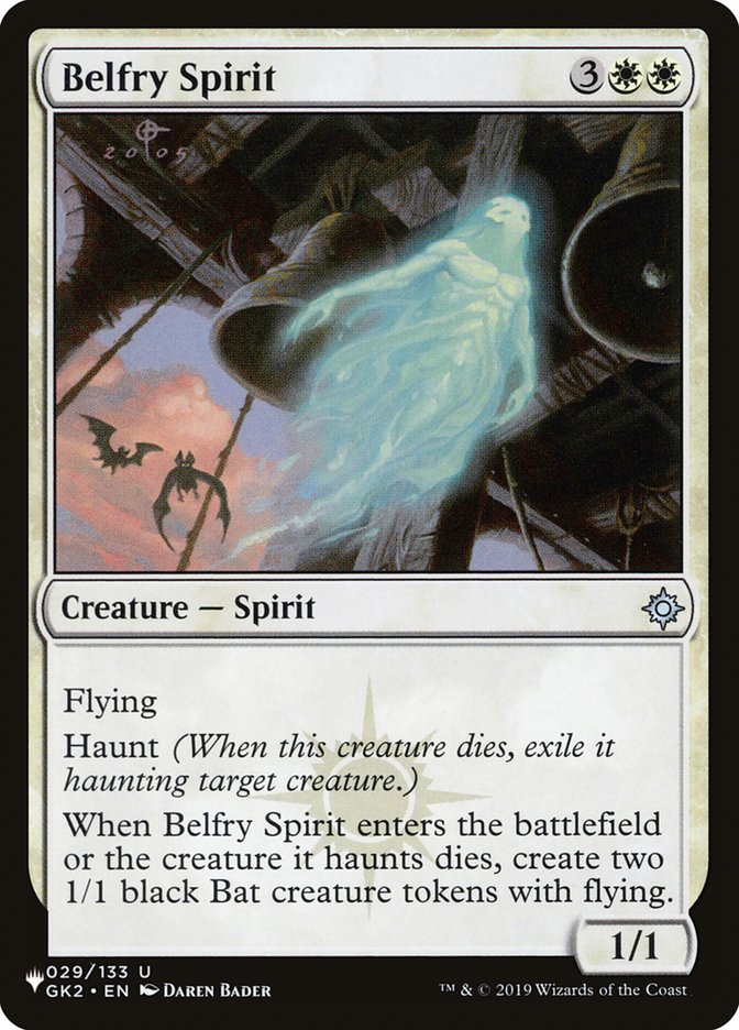 Belfry Spirit [The List] | Exor Games Truro