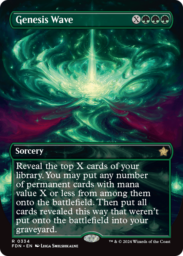 Genesis Wave (Borderless) [Foundations] | Exor Games Truro