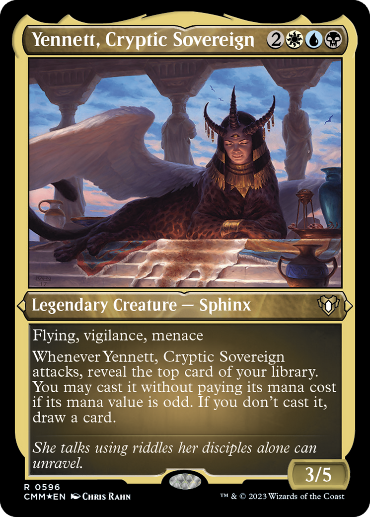 Yennett, Cryptic Sovereign (Foil Etched) [Commander Masters] | Exor Games Truro