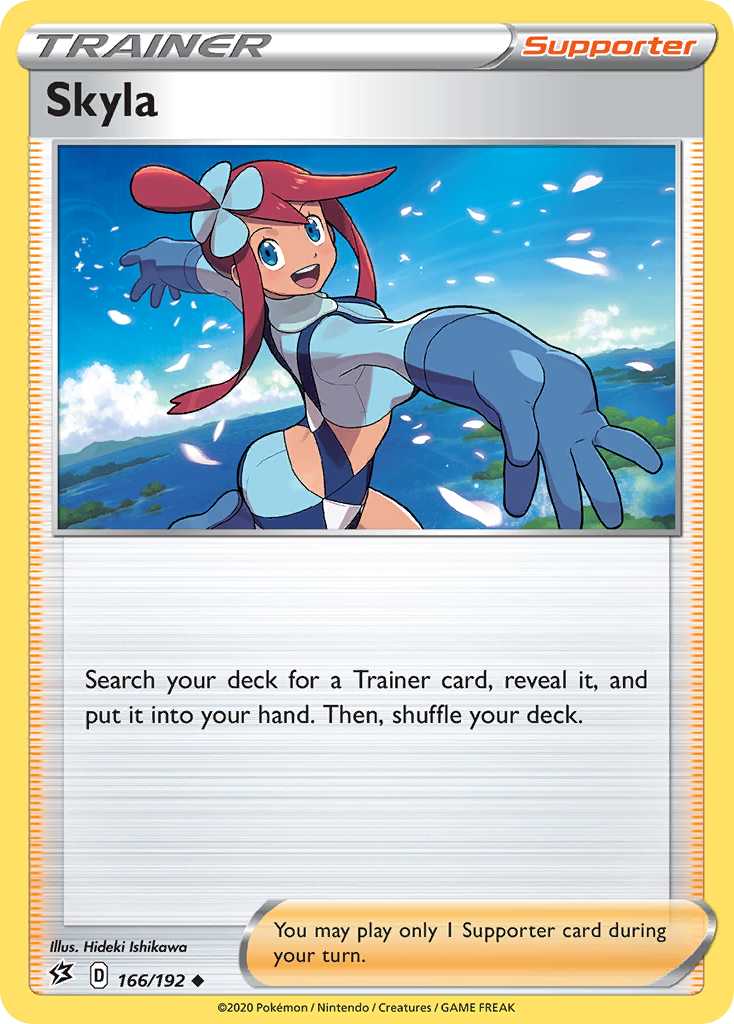 Skyla (166/192) [Sword & Shield: Rebel Clash] | Exor Games Truro