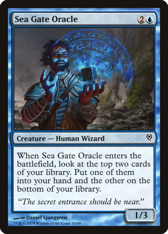 Sea Gate Oracle [Duel Decks: Jace vs. Vraska] | Exor Games Truro