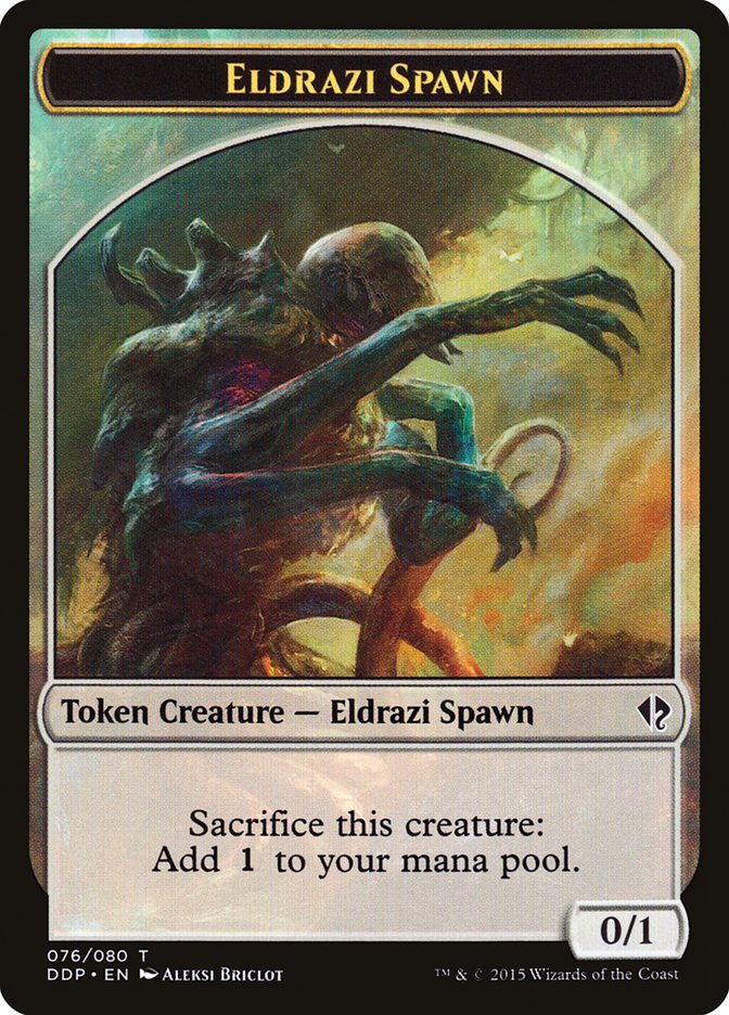 Eldrazi Spawn Token (076/080) [Duel Decks: Zendikar vs. Eldrazi] | Exor Games Truro