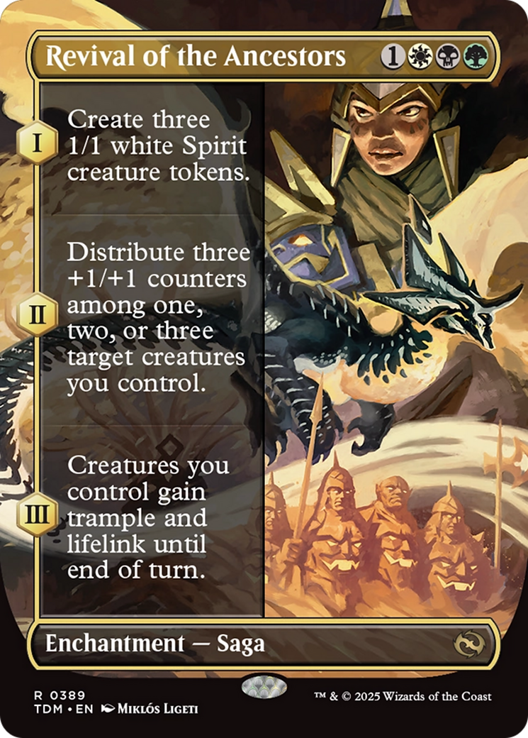 Revival of the Ancestors (Borderless) [Tarkir: Dragonstorm] | Exor Games Truro