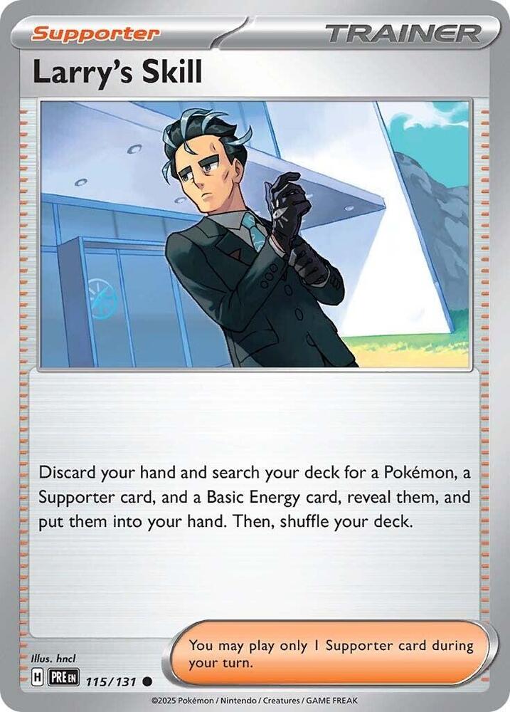 Larry's Skill (115/131) [Scarlet & Violet: Prismatic Evolutions] | Exor Games Truro