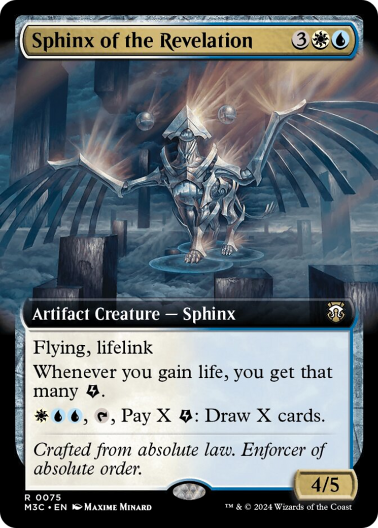 Sphinx of the Revelation (Extended Art) (Ripple Foil) [Modern Horizons 3 Commander] | Exor Games Truro