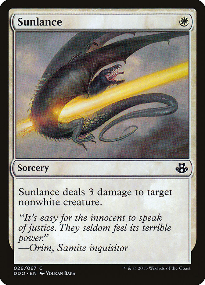 Sunlance [Duel Decks: Elspeth vs. Kiora] | Exor Games Truro