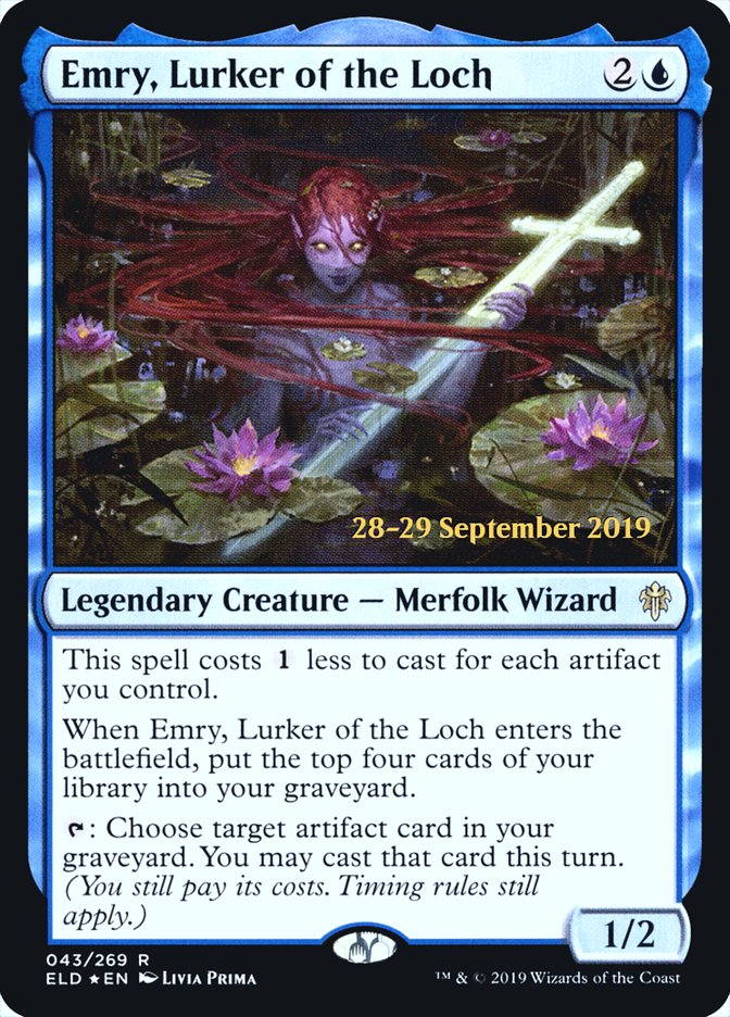 Emry, Lurker of the Loch [Throne of Eldraine Prerelease Promos] | Exor Games Truro