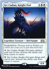 Syr Cadian, Knight Owl (Unfinity Foil Edition) [The List] | Exor Games Truro