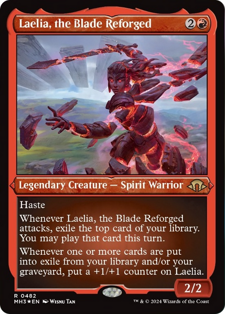 Laelia, the Blade Reforged (Foil Etched) [Modern Horizons 3] | Exor Games Truro