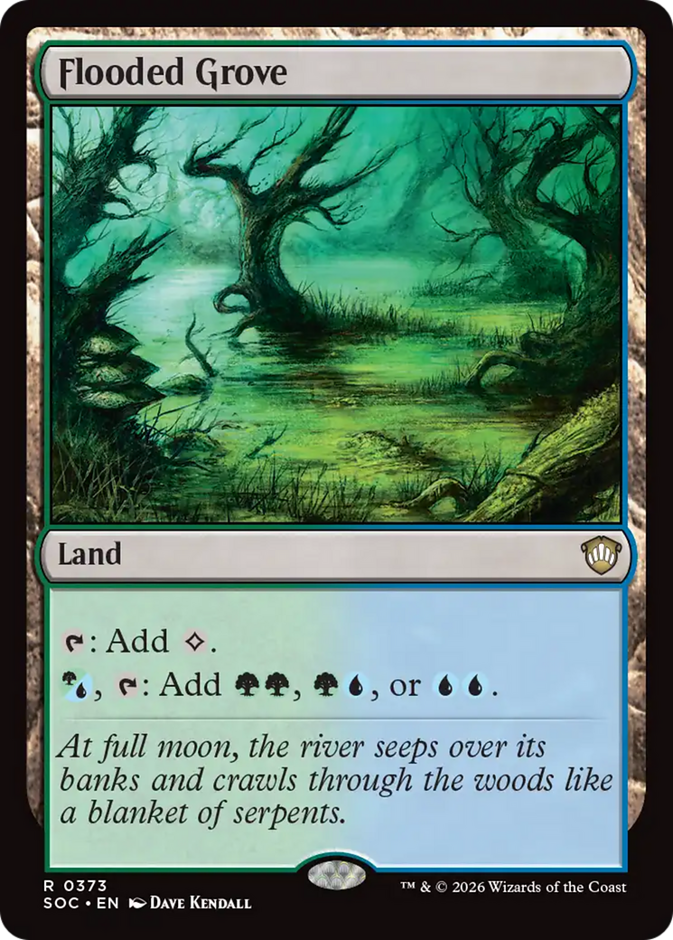 Flooded Grove [Secrets of Strixhaven Commander] | Exor Games Truro