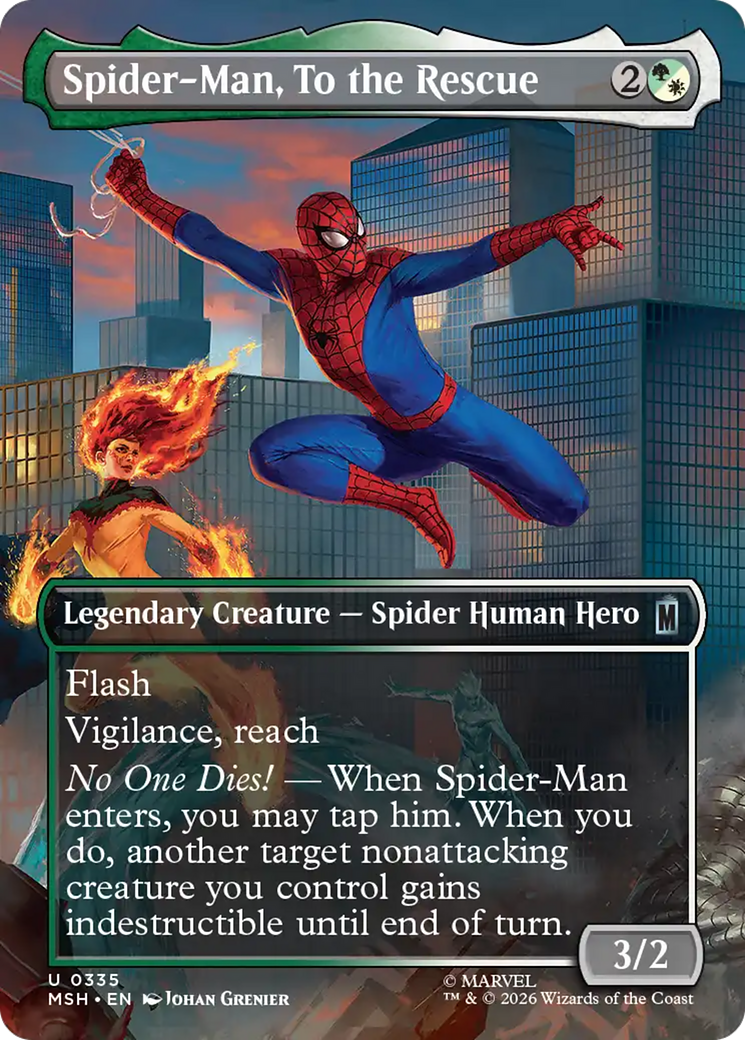 Spider-Man, To the Rescue (Borderless) [Marvel Super Heroes] | Exor Games Truro