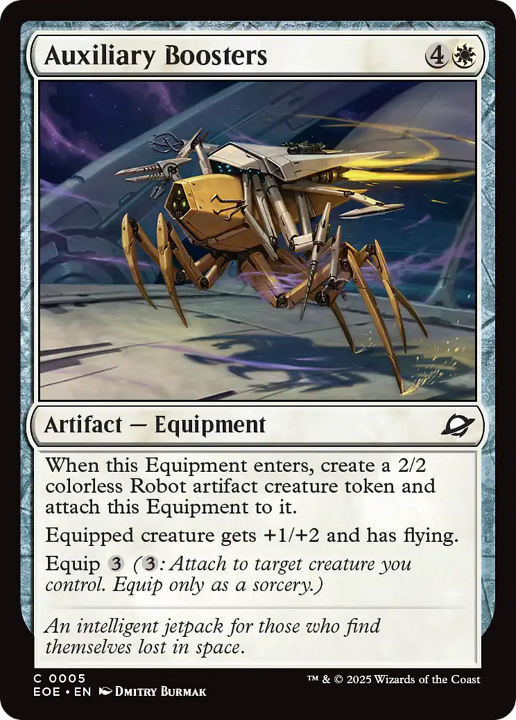Auxiliary Boosters [Edge of Eternities] | Exor Games Truro