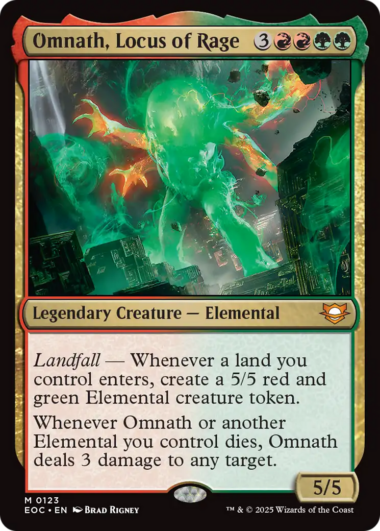 Omnath, Locus of Rage [Edge of Eternities Commander] | Exor Games Truro