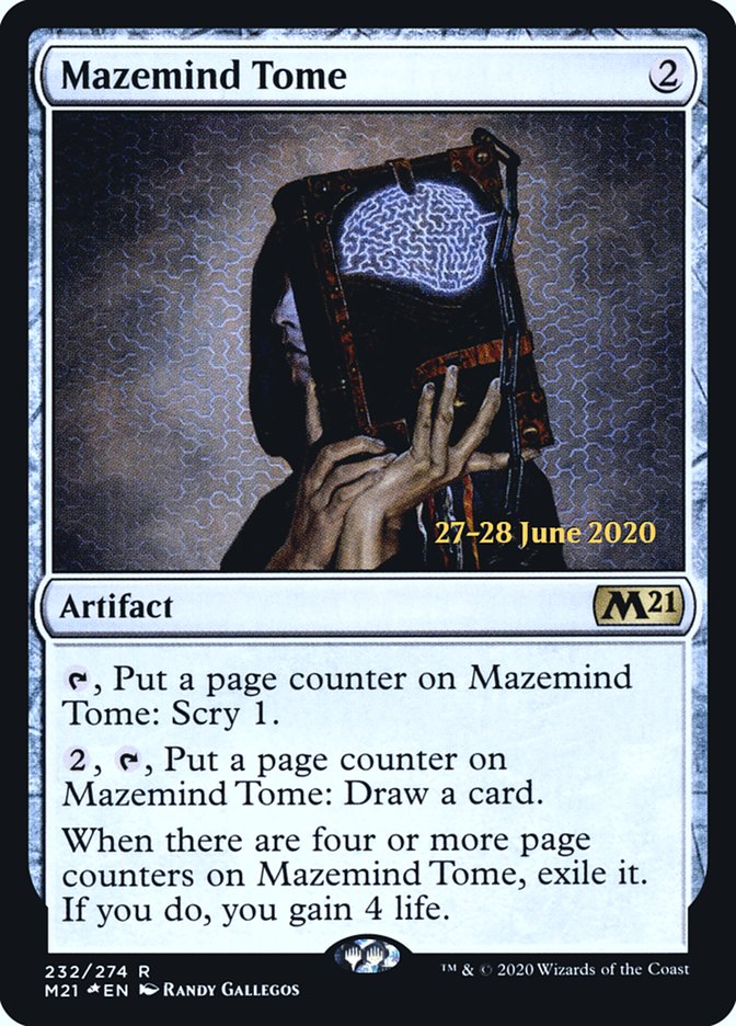Mazemind Tome [Core Set 2021 Prerelease Promos] | Exor Games Truro