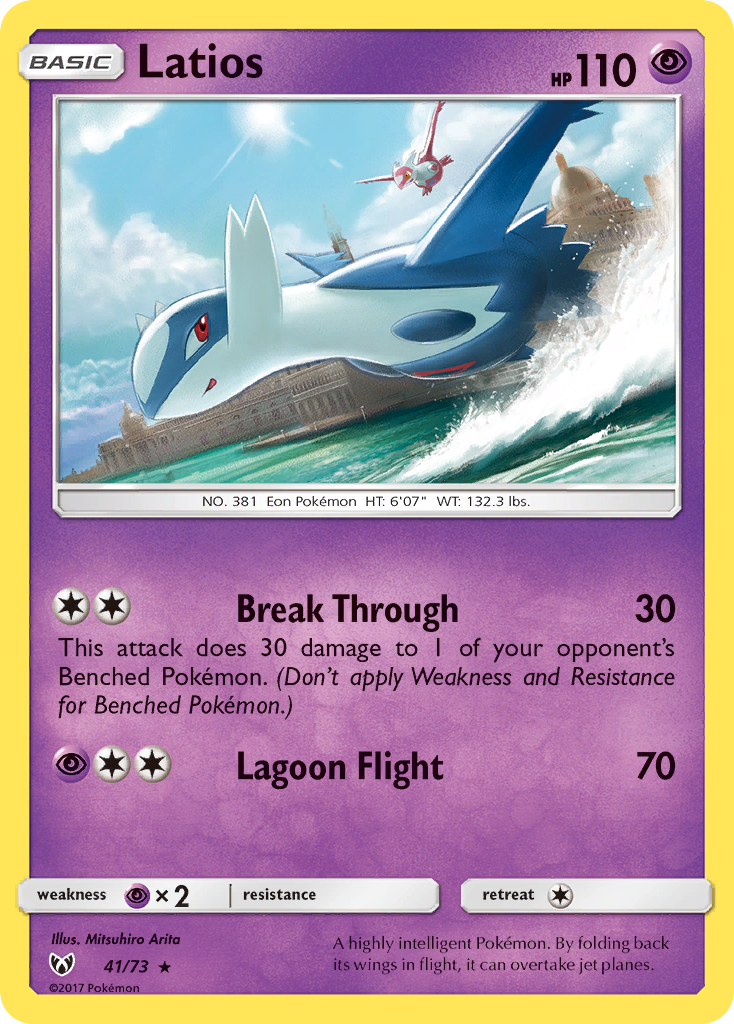 Latios (41/73) [Sun & Moon: Shining Legends] | Exor Games Truro