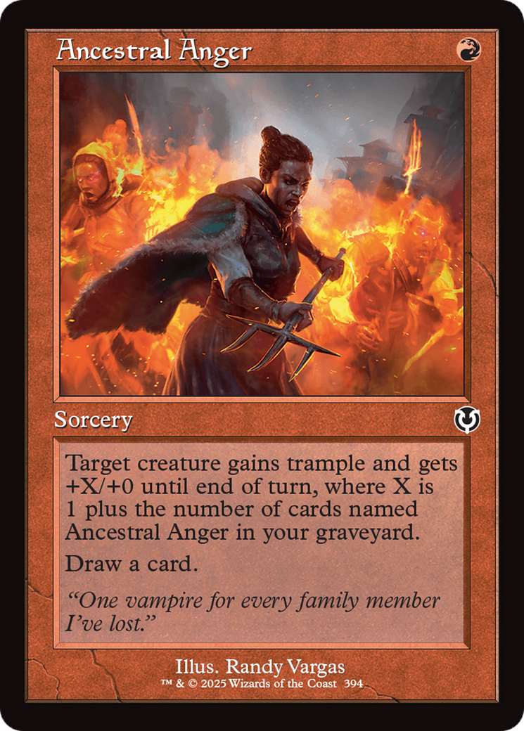 Ancestral Anger (Retro Frame) [Innistrad Remastered] | Exor Games Truro
