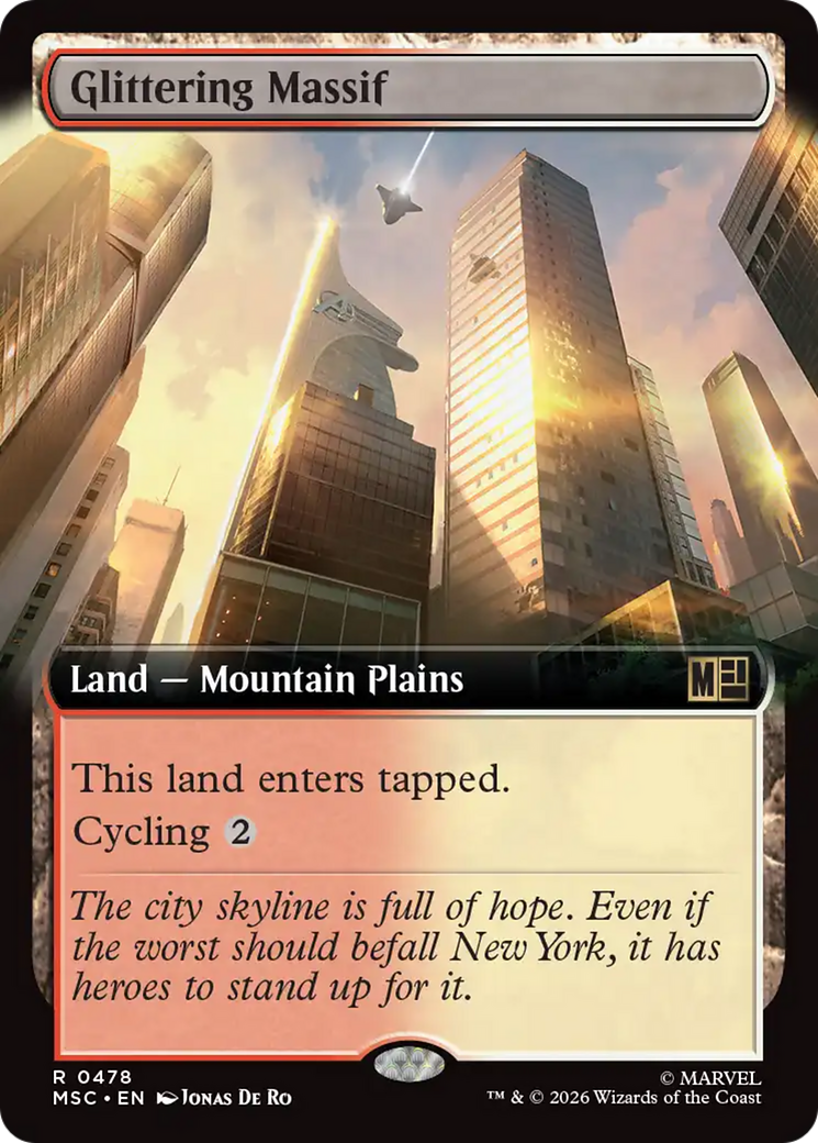 Glittering Massif (Extended Art) [Marvel Super Heroes Commander] | Exor Games Truro