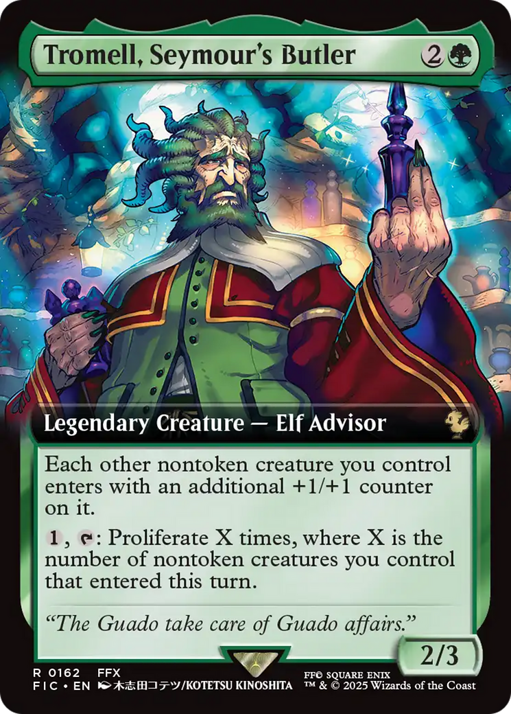 Tromell, Seymour's Butler (Extended Art) [FINAL FANTASY Commander] | Exor Games Truro