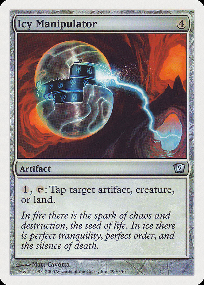 Icy Manipulator (9th Edition) [Oversize Cards] | Exor Games Truro
