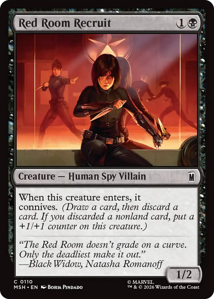 Red Room Recruit [Marvel Super Heroes] | Exor Games Truro