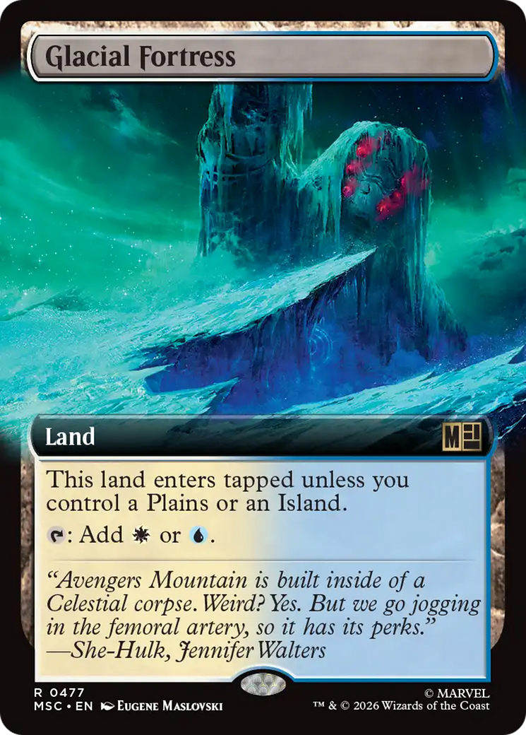 Glacial Fortress (Extended Art) [Marvel Super Heroes Commander] | Exor Games Truro