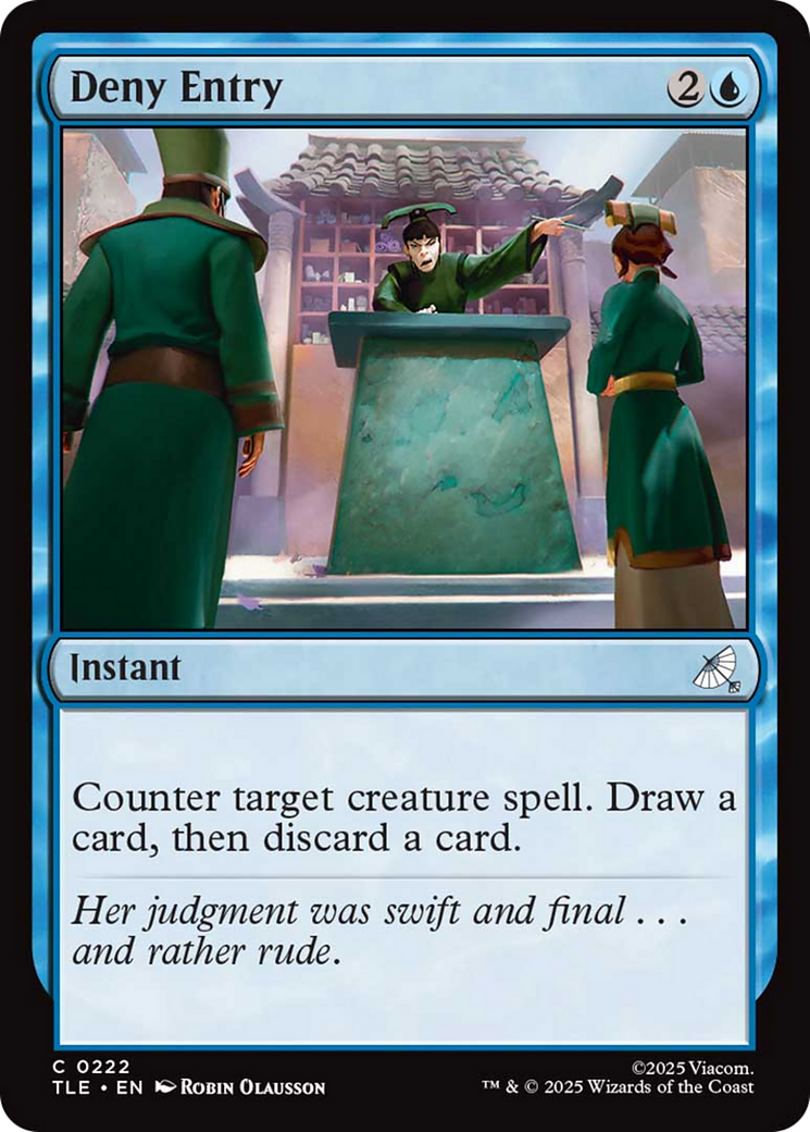 Deny Entry [Avatar: The Last Airbender: Eternal-Legal] | Exor Games Truro
