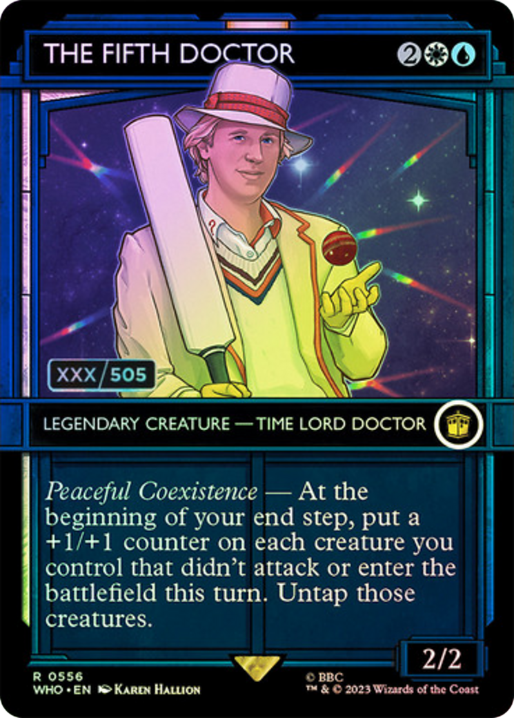 The Fifth Doctor (Serial Numbered) [Doctor Who] | Exor Games Truro