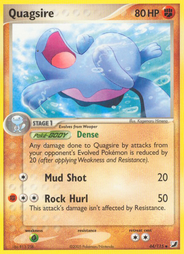 Quagsire (44/115) [EX: Unseen Forces] | Exor Games Truro