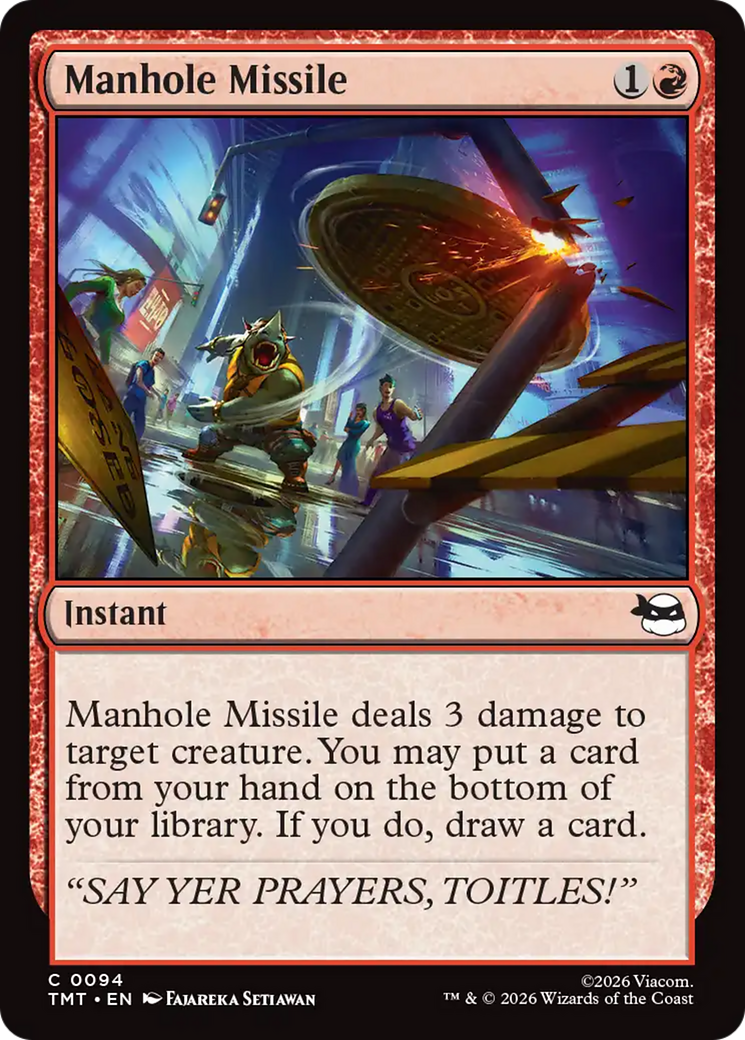 Manhole Missile [Teenage Mutant Ninja Turtles] | Exor Games Truro